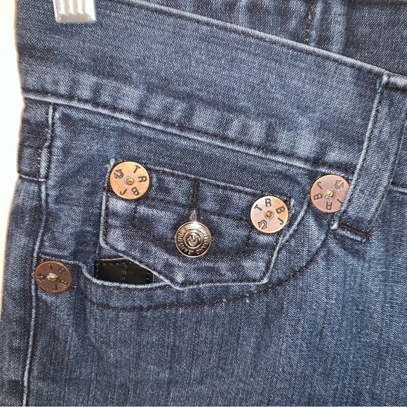 True Religion Blue Straight Jeans Classic Style 32 - Picture 8 of 12